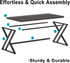 Computer Desk Gaming Office Table Long Desks