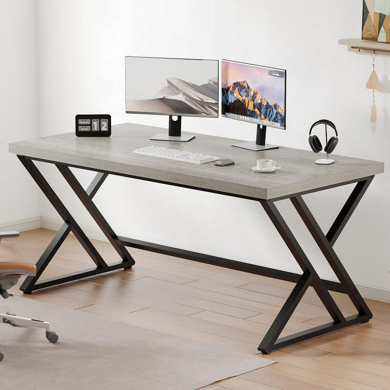 Computer Desk Gaming Office Table Long Desks