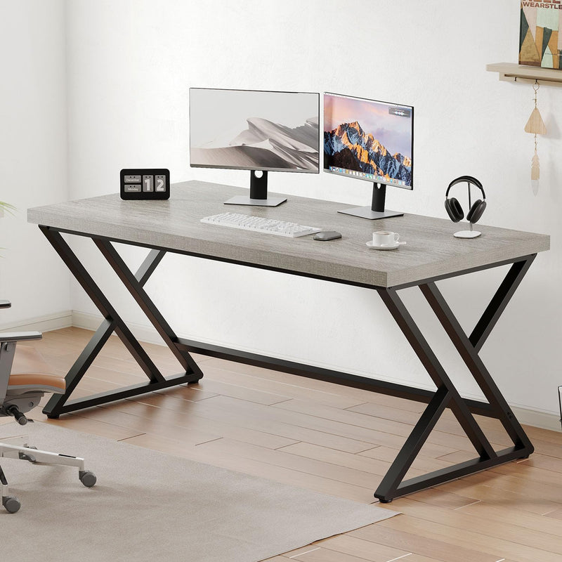 Computer Desk Gaming Office Table Long Desks
