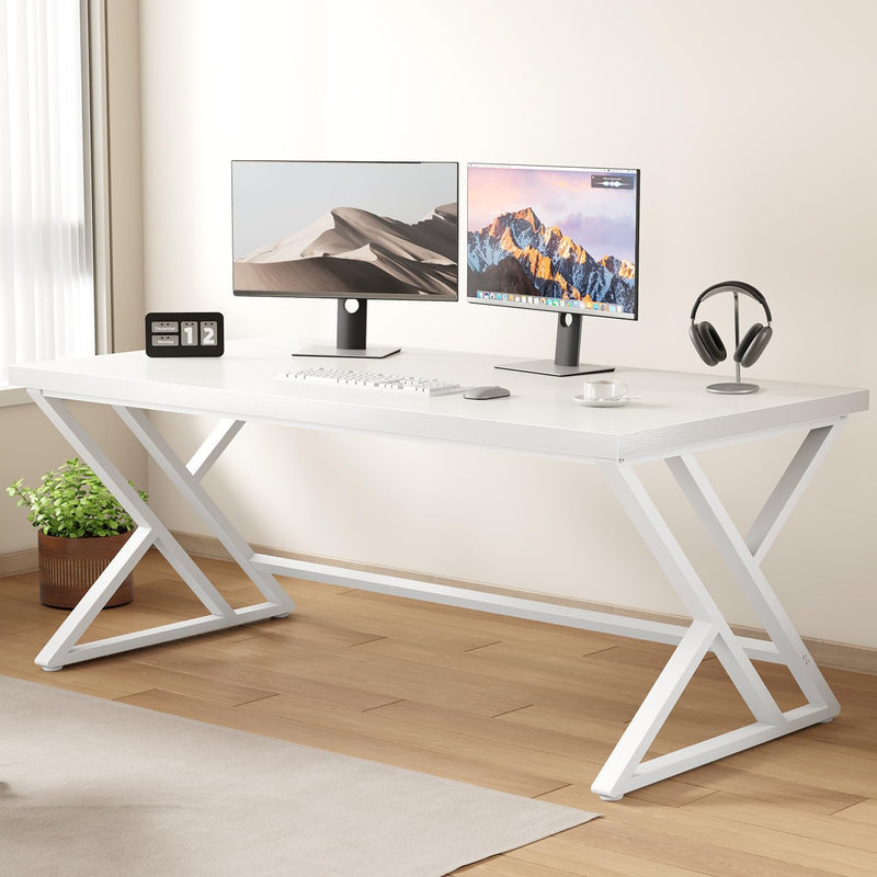 Computer Desk Gaming Office Table Long Desks