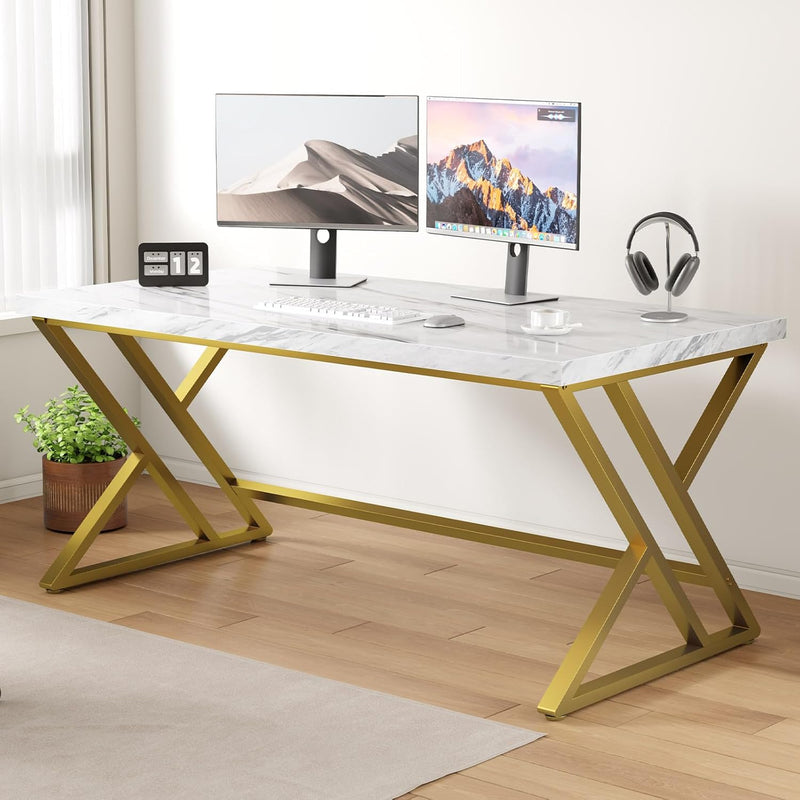 Computer Desk Gaming Office Table Long Desks