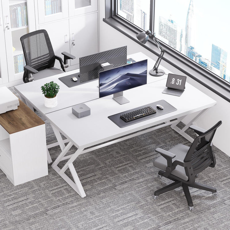Computer Desk Gaming Office Table Long Desks