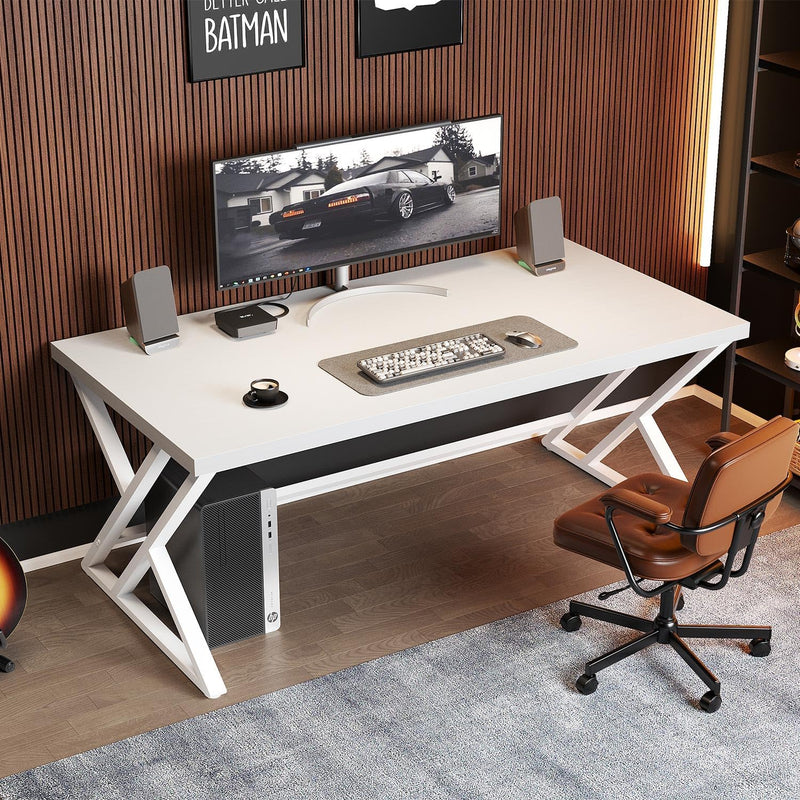 Computer Desk Gaming Office Table Long Desks