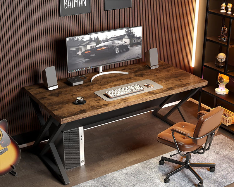 Computer Desk Gaming Office Table Long Desks