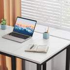 Computer Desk with 2-Tier Shelves Sturdy Home