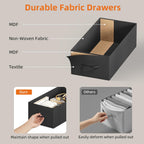 Computer Desk with 8 Fabric Drawers Home Office
