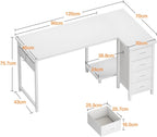 Computer Desk with Drawers Corner