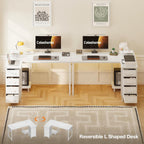 Computer Desk with Drawers Corner