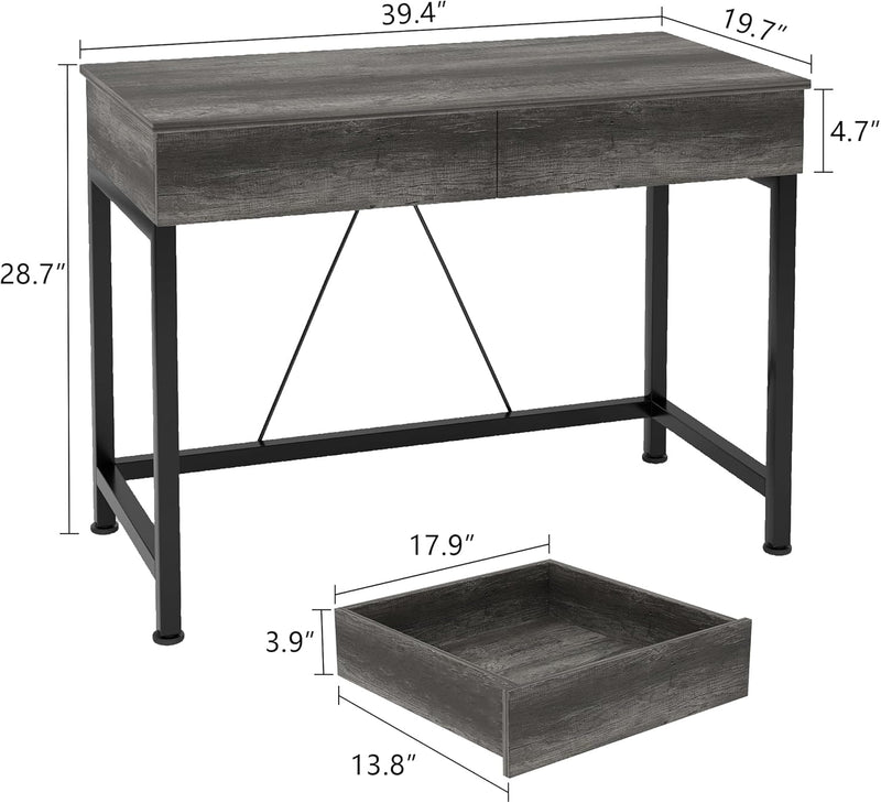 Computer Desk with Drawers Dressing Table Vanity Make