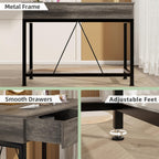 Computer Desk with Drawers Dressing Table Vanity Make