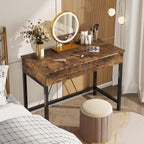 Computer Desk with Drawers Dressing Table Vanity Make