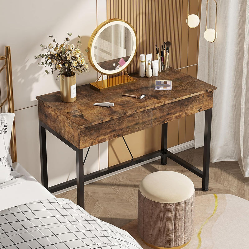 Computer Desk with Drawers Dressing Table Vanity Make