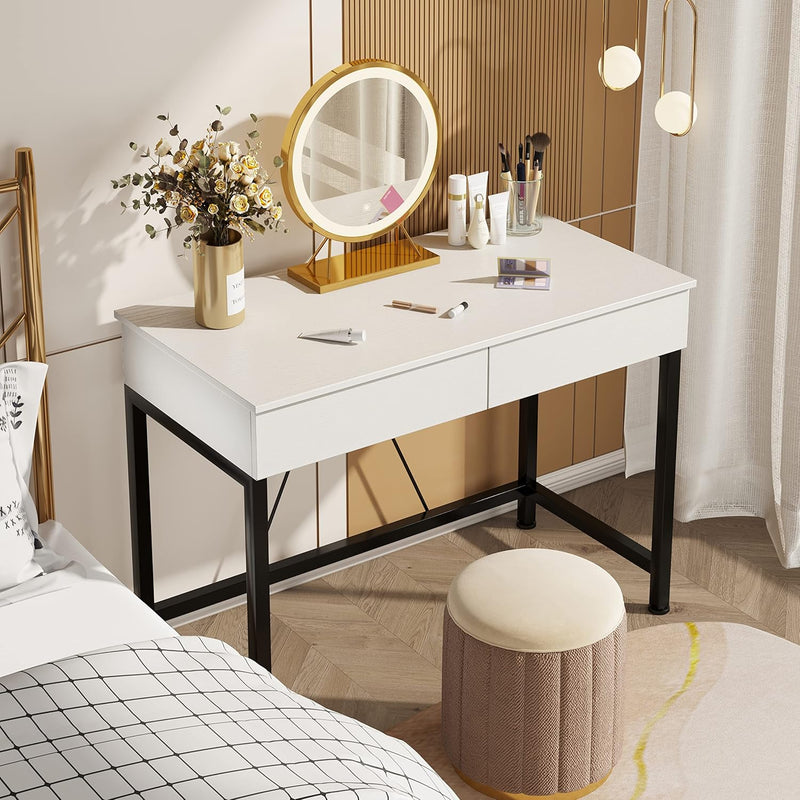 Computer Desk with Drawers Dressing Table Vanity Make