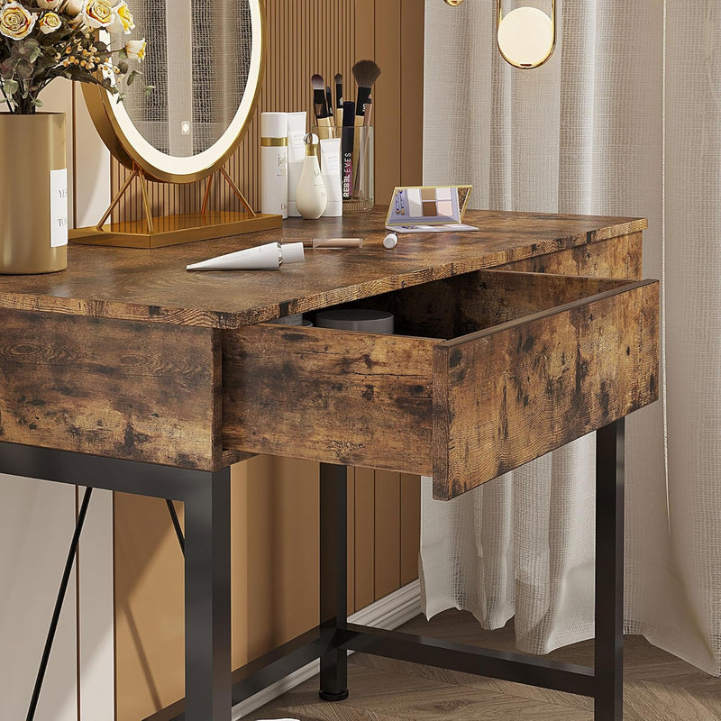 Computer Desk with Drawers Dressing Table Vanity Make