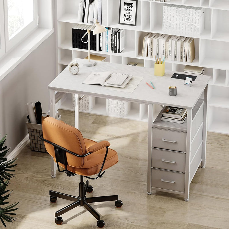Computer Desk with Drawers Office Sockets