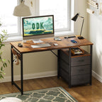 Computer Desk with Drawers Office Sockets