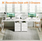 Computer Desk with Drawers Office Sockets