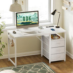 Computer Desk with Drawers Office Sockets