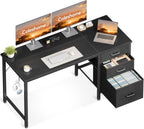 Computer Desk with Drawers Office Storage