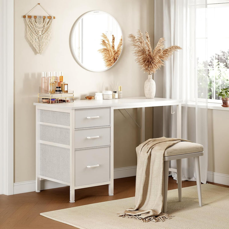 Computer Desk with Drawers Office Storage