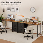 Computer Desk with Drawers Office Storage