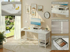 Computer Desk with Drawers Power Outlets Office Storage