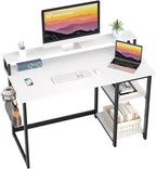 Computer Desk with Full Monitor Stand