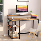Computer Desk with Full Monitor Stand 100CM