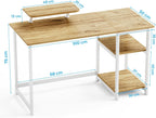 Office Desk with Monitor Stand