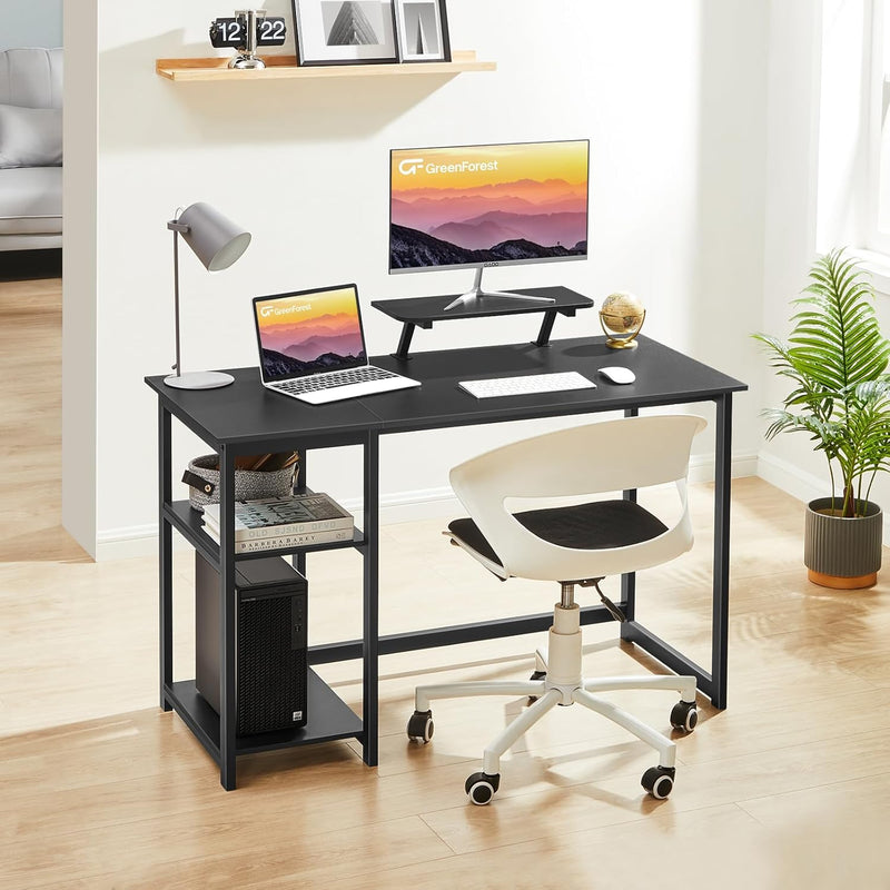 Office Desk with Monitor Stand