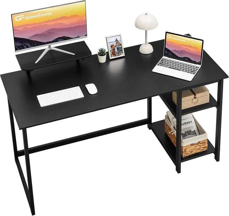 Office Desk with Monitor Stand