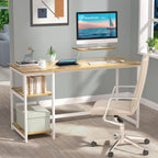 Office Desk with Monitor Stand