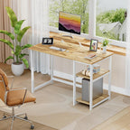 Office Desk with Monitor Stand