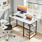 Computer Desk with Monitor Stand Office Reversible