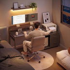 Computer Desk with Printer Stand 2 Drawers