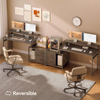 Computer Desk with Printer Stand 2 Drawers