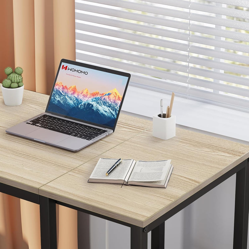 Computer Desk with Storage 120CM Table 2-Tier Shelves