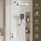 Concealed Shower Mixer Set 2-Outlet Brass System
