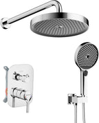 Concealed Shower Mixer Set 2-Outlet Brass System