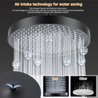 Concealed Shower Mixer Set 2-Outlet Brass System
