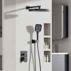 Concealed Shower Mixer Set 2-Outlet Brass System