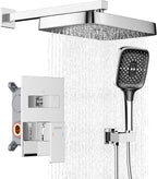 Concealed Shower Mixer Set 2-Outlet Brass System