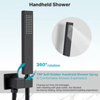 Concealed Shower Set Head and Hose 2 Ways