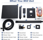 Concealed Shower Set Head and Hose 2 Ways