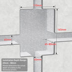 Concealed Shower Set Head and Hose 2 Ways