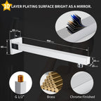 Concealed Shower System Bathroom Luxury Rain Mixer Combo