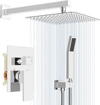 Concealed Shower System Bathroom Luxury Rain Mixer Combo
