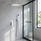 Concealed Shower System Bathroom Luxury Rain Mixer Combo