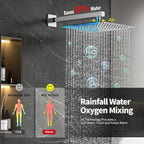 Concealed Shower System Bathroom Luxury Rain Mixer Combo