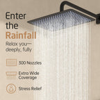 Concealed Shower System Set 12 Inch Head